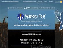 Tablet Screenshot of missionsfestvancouver.ca